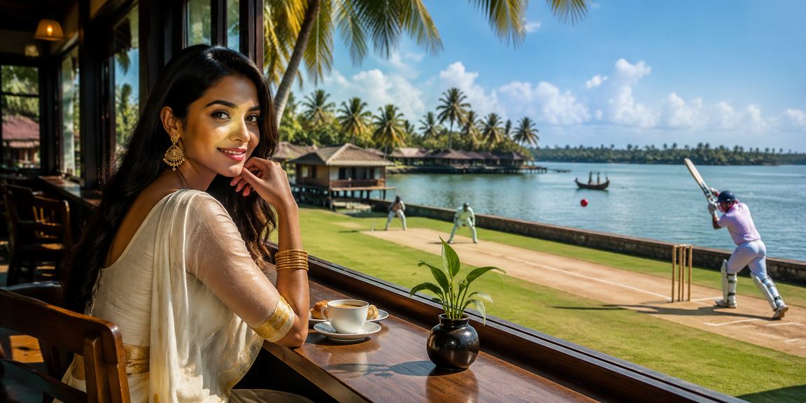 Cricket fans in Kerala watching match and betting on Teen Patti during IPL season